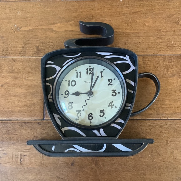 Coffee Design Analog Clock - Picture 2 of 5